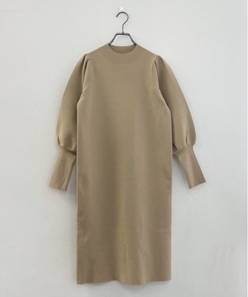 「PREFERIR」 ニットワンピース MEDIUM ブラック レディース_画像4