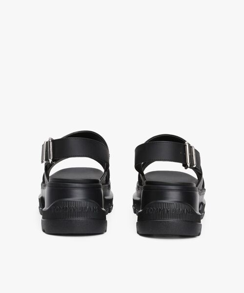 【 】Jeans ロゴ ストラップ チャンキー サンダル ♪ セール】STONEストラップチャンキーサンダル（サンダル）｜GYDA