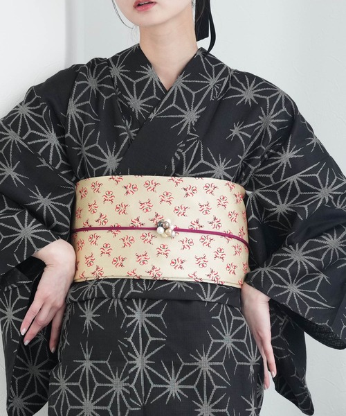 utatane 帯単品 小袋帯 ニコアンティーク 歌舞伎 隈取 レディース