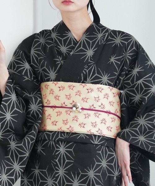 utatane 帯単品 小袋帯 ニコアンティーク 歌舞伎 隈取 レディース 