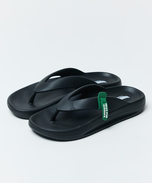 シューズ・サンダルその他 THEAIRTOWN eco fur flat-form 4BFM128 レスフォーオープン クロッグサンダル サボサンダル /つっかけ