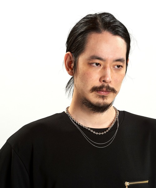 NO ID.（ノーアイディー） ネックレス 3連ボールチェーンネックレス