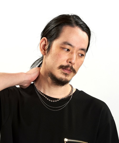 NO ID.（ノーアイディー） ネックレス 「NO ID.」3-Strand Ball Chain