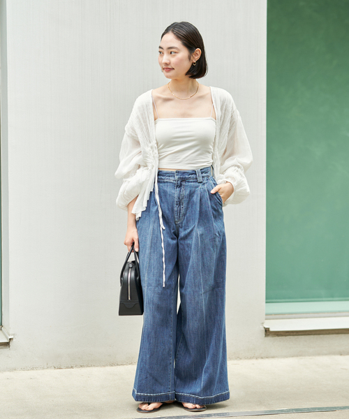 plage R’IAM straight WIDE デニム 36 plage｜《追加》R'IAM straight WIDE デニム | Rakuten Fashion