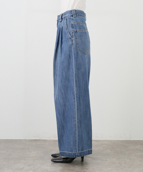 お値下げさしました。 RIAM WIDE デニム　34　plage RIAM WIDE デニム 34 plage - メルカリ