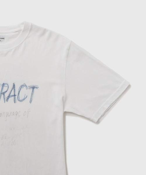 tシャツ 「TANGTANG for ADAM ET ROPE'」別注 HANDWRITING ABSTRACT レディース TANG tシャツ 「TANGTANG for ADAM ET ROPE'」別注 HANDWRITING