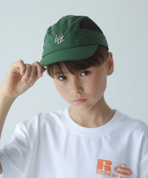 送料無料 通販  メッシュ 帽子 キャップ relaxing label green ジェット CAP / 帽子