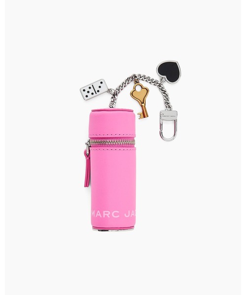 MARC JACOBS キーホルダー LEATHER LIPSTICK CASE BAG CHARM SLG