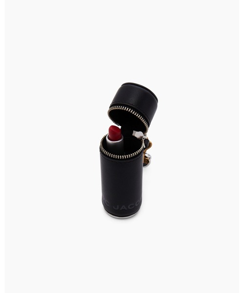 MARC JACOBS The Lipstick ケース バッグチャーム LEATHER LIPSTICK CASE BAG CHARM SLG/ザ レザー リップ