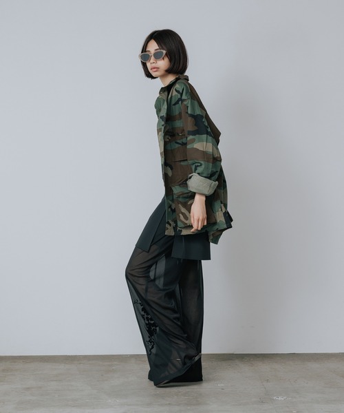 LE CIEL BLEU パンツ BLEU/ルシェルブルー Sheer Relax Pant w