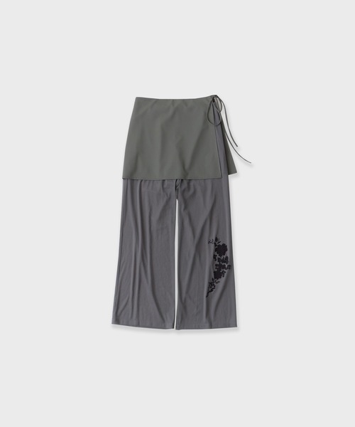 LE CIEL BLEU パンツ BLEU/ルシェルブルー Sheer Relax Pant w