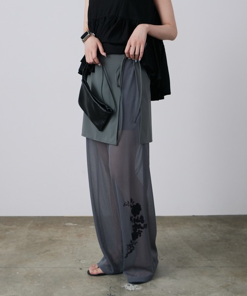その他 LE-CIEL LE CIEL BLEU パンツ BLEU/ルシェルブルー Sheer Relax Pant w