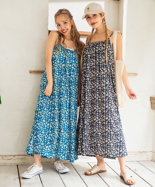 TRICOT CHIC 新品 silk100% レオパード柄 キャミワンピース clear｜レオパード柄キャミワンピース | Rakuten Fashion(楽天