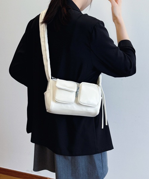 Chiina ショルダーバッグ バッグ / 2wayエナメルミニショルダー