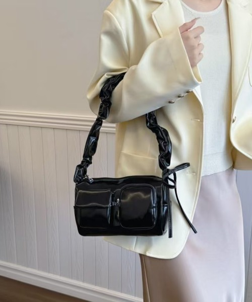 Chiina ショルダーバッグ バッグ / 2wayエナメルミニショルダー