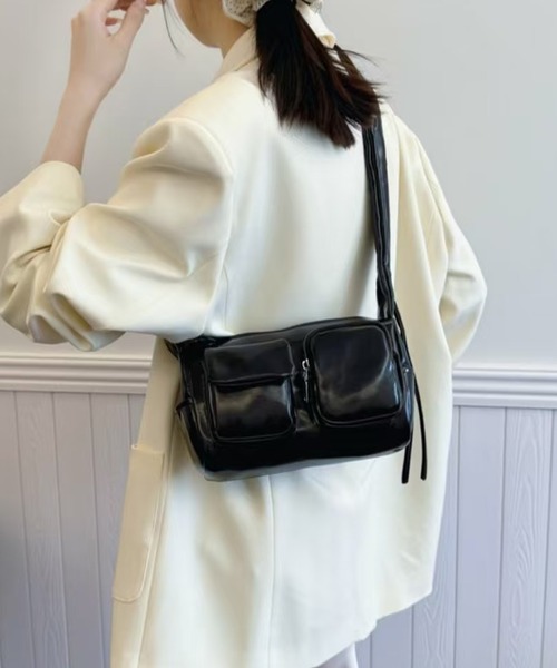 Chiina ショルダーバッグ バッグ / 2wayエナメルミニショルダー