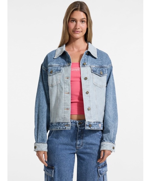デニムジャケット gジャン GUESS JEANS Oversize Trucker Jacket 