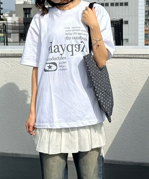 DayDay SEOUL stars logo tee ロンT black L DAYDAY seoul tシャツ スターカテゴリーロゴ S/S Tシャツ レディース