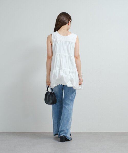 未使用・美品❤️CADUNE バルーンチュニック　パールボタン　切り替えニット 楽天市場】PICCIN PERLA パール付きチュニックニット 12ゲージ