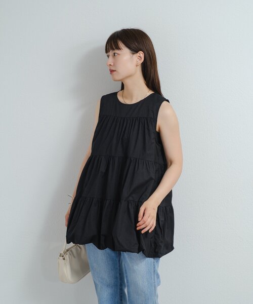 未使用・美品❤️CADUNE バルーンチュニック　パールボタン　切り替えニット 楽天市場】PICCIN PERLA パール付きチュニックニット 12ゲージ