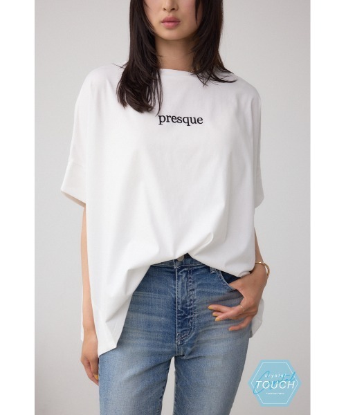 miumiu オーバーサイズTシャツ 冷感素材 ミュウミュウ スーパーコピー Tシャツ MIUMIU 100％テンセル