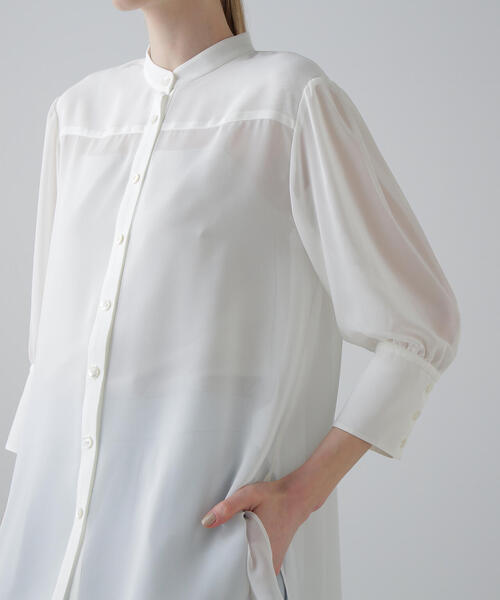 ADORE（アドーア） ブラウス シャツ ソフトシフォンジョーゼット