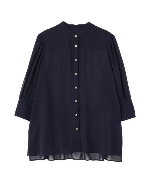 【超美品】1度のみ着用 ADORE アドーア シフォンブラウス ブラック 38 ADORE（アドーア） ブラウス シャツ ソフトシフォンジョーゼット