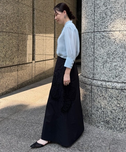 ADORE（アドーア） ブラウス シャツ ソフトシフォンジョーゼット