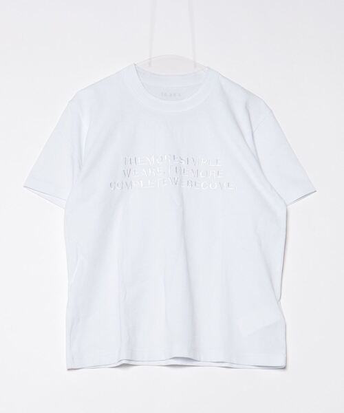 sacai Women's Tシャツ sacai 「Sacai」 刺繍半袖Tシャツ 1 ホワイト レディース