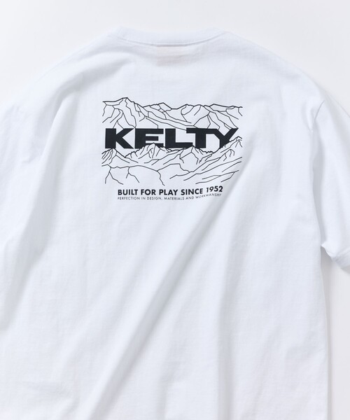 「FREAK'S STORE」 「KELTY」半袖Tシャツ MEDIUM アッシュグレー メンズ