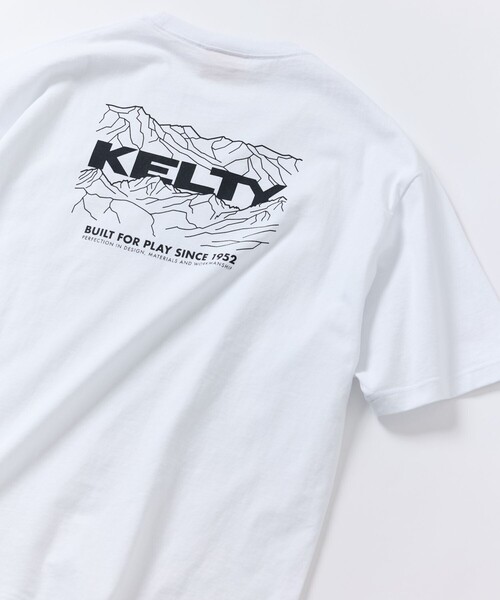「FREAK'S STORE」 「KELTY」半袖Tシャツ MEDIUM アッシュグレー メンズ