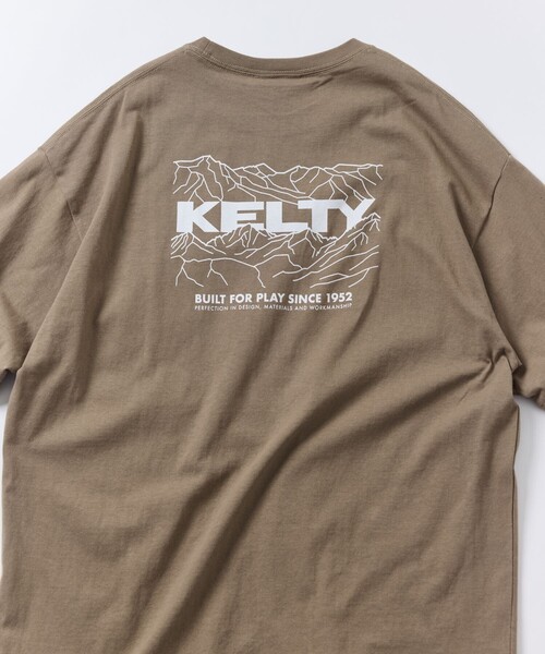 「FREAK'S STORE」 「KELTY」半袖Tシャツ MEDIUM アッシュグレー メンズ