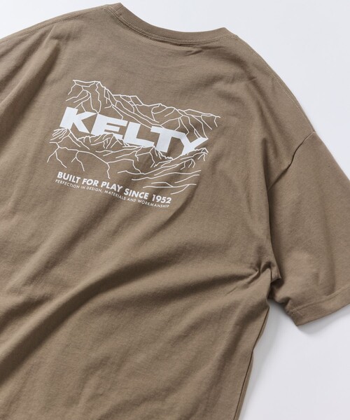 「FREAK'S STORE」 「KELTY」半袖Tシャツ MEDIUM アッシュグレー メンズ