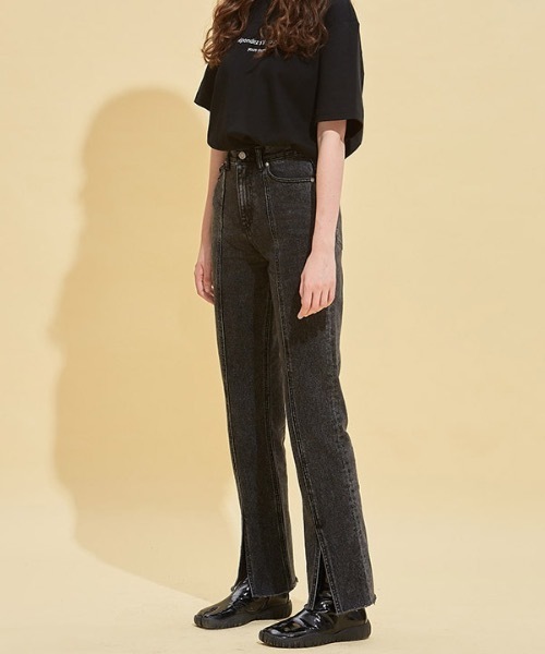 [RSVP] Denim брюки 1 черный женский 