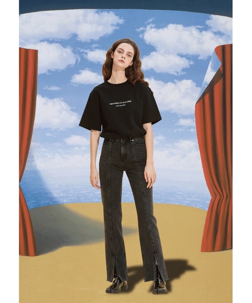 [RSVP] Denim брюки 1 черный женский 