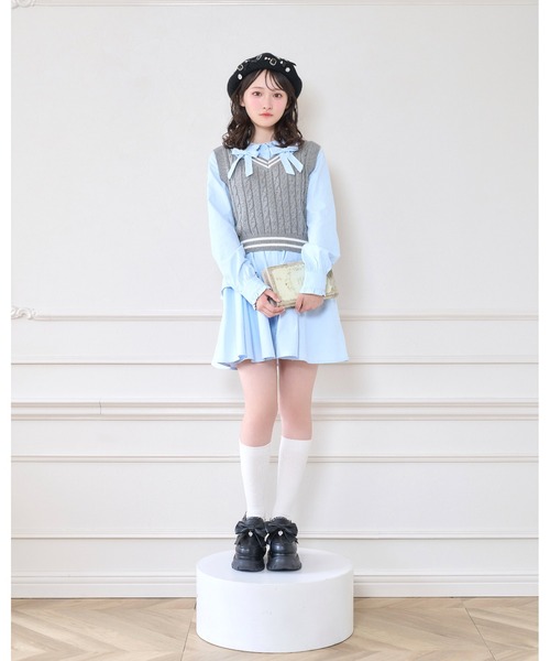 Honey Cinnamon（ハニーシナモン） シャツワンピース ベストセット