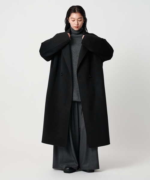 MARW UNITED ARROWS ミックス ボアコート 新品タグ付 MARW UNITED ARROWS＞リバー ミドル丈 コート