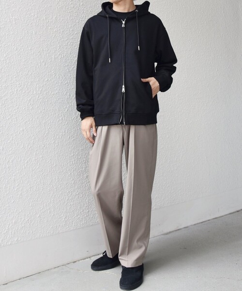 SHIPS any パーカー any: CLASSY バックタック スウェット ジップ