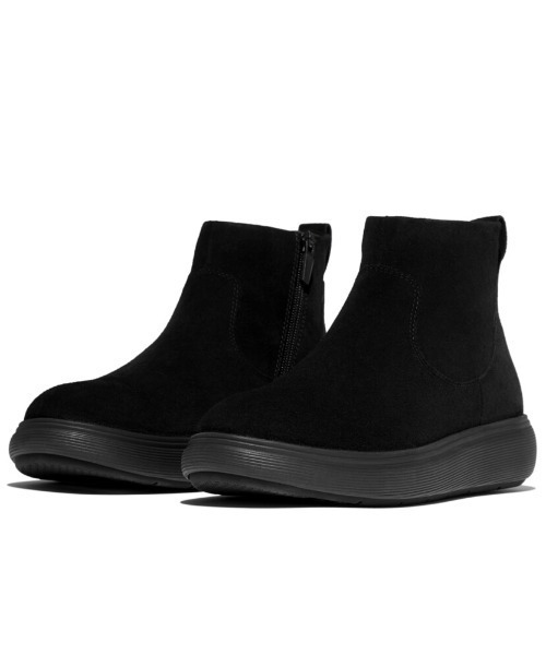 フィットフロップ  fitflop ショートブーツ FitFlop（フィットフロップ） ブーツ iQ-COMFF SUEDE ZIP ANKLE BOOTS