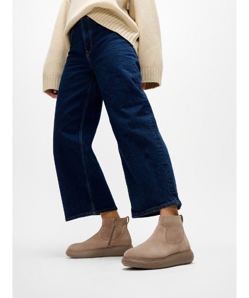 フィットフロップ　アンクルブーツ25cm FitFlop（フィットフロップ） ブーツ iQ-COMFF SUEDE ZIP ANKLE BOOTS