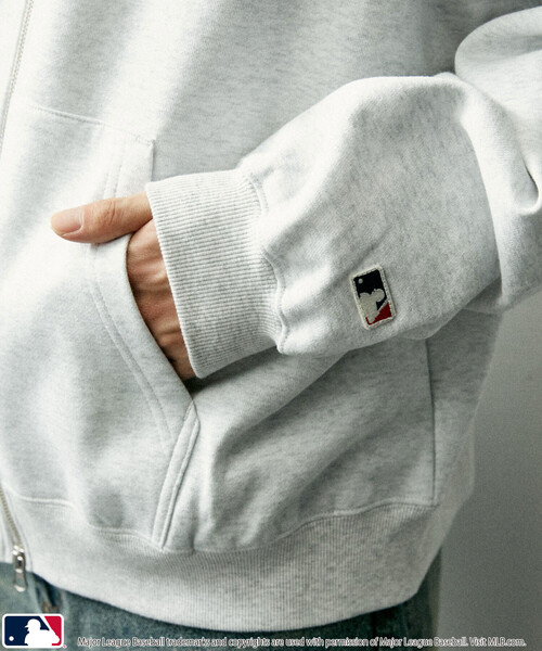 MLB パーカー MLB/メジャーリーグベースボール 別注 SWEAT ZIP HOODIE
