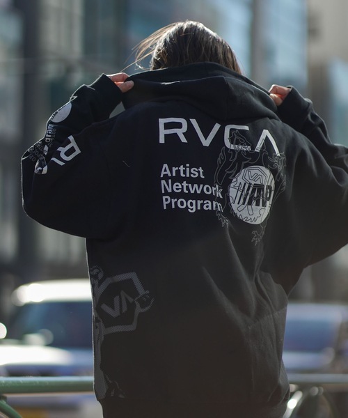 RVCA（ルーカ） パーカー メンズ OVER PRINT HD パーカー 「2025年秋冬