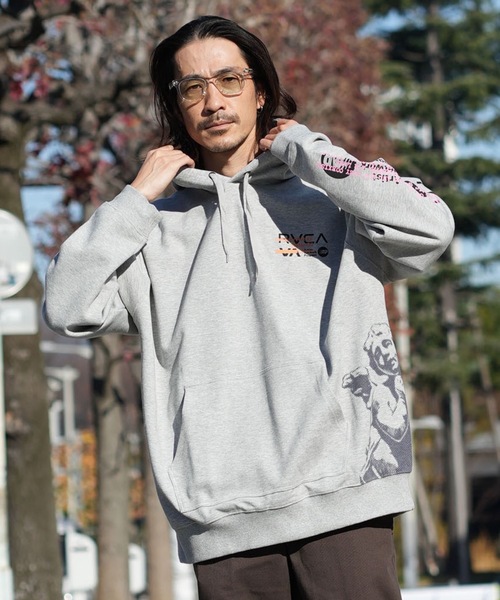 RVCA（ルーカ） パーカー メンズ OVER PRINT HD パーカー 「2025年秋冬