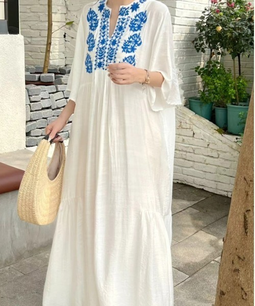 Diosfront 半袖ワンピース FREE パープル レディース : ZOZOTOWN Yahoo