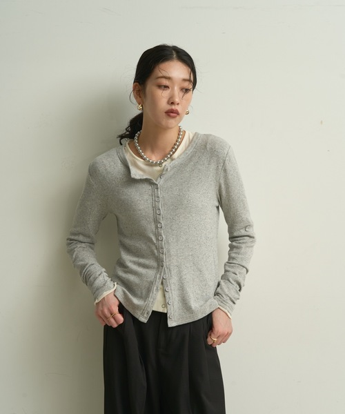 カーディガン Multi-Rib Cardigan/マルチリブカーディガン レディース