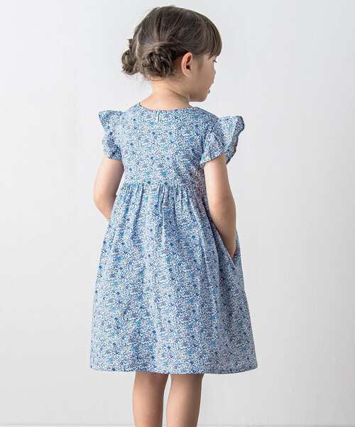 「Tartine et Chocolat」 「KIDS」ノースリーブワンピース 120cm ブルー系その他 キッズ_画像4