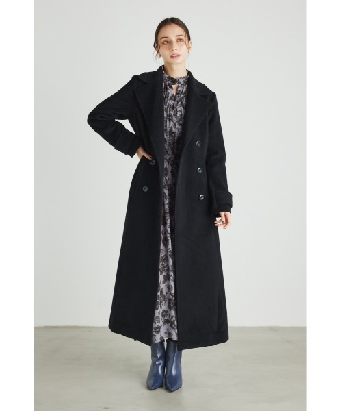 「rienda」 チェスターコート MEDIUM ブルー レディース_画像5