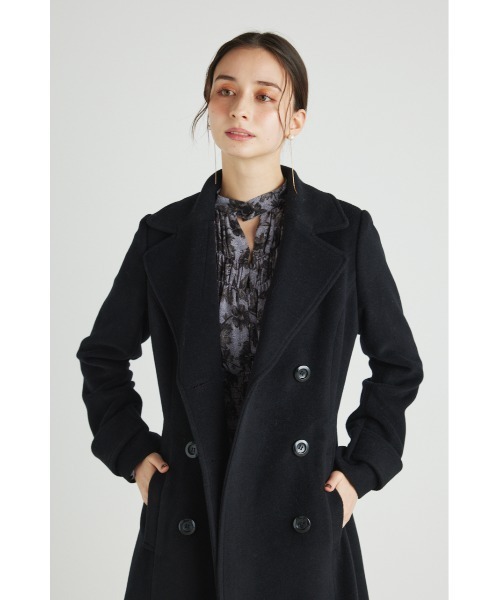 「rienda」 チェスターコート MEDIUM ブルー レディース_画像7