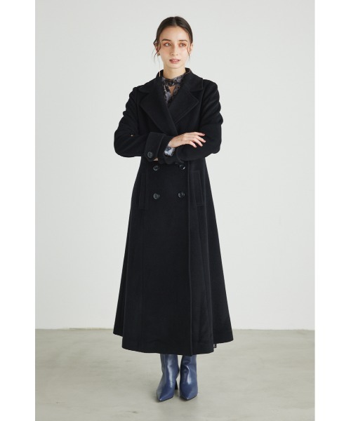 「rienda」 チェスターコート MEDIUM ブルー レディース_画像8