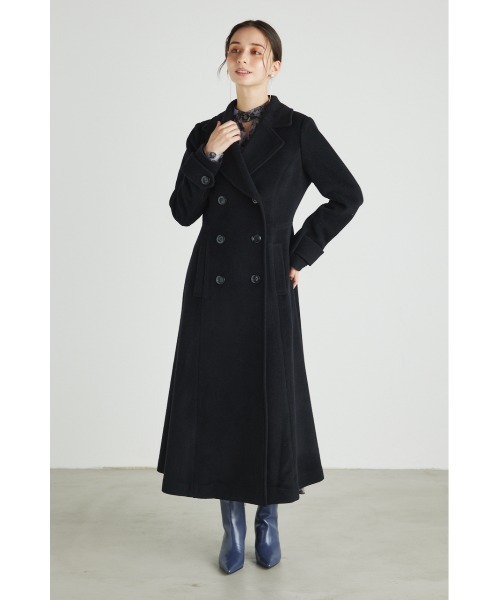 「rienda」 チェスターコート MEDIUM ブルー レディース_画像9